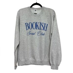 The Bookish Goods Bookish Social Club Crewneck Sweatshirt - Size M